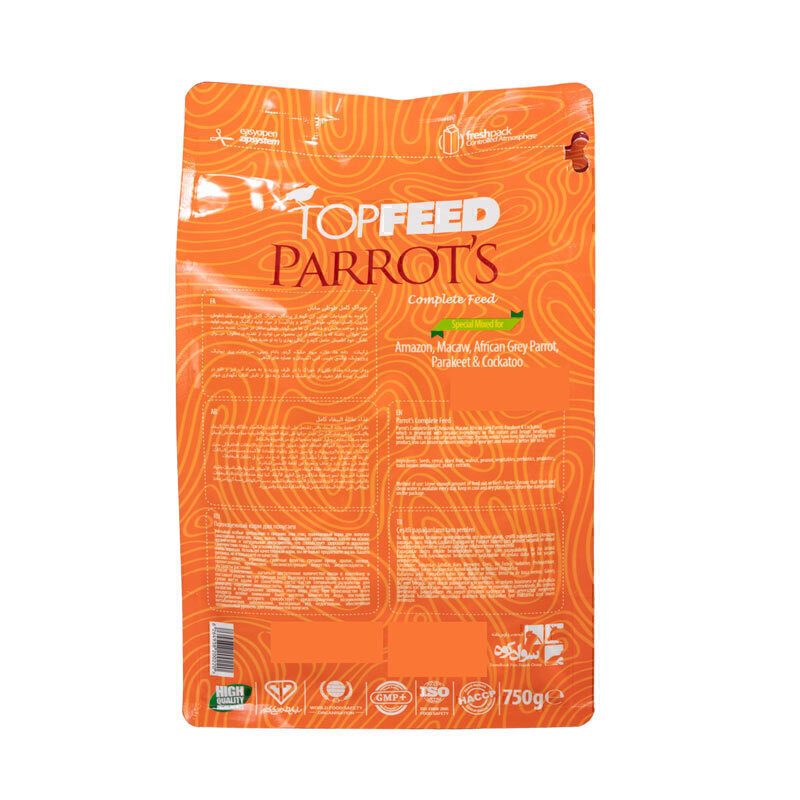 خوراک آجیلی طوطی سانان تاپ فید مدل