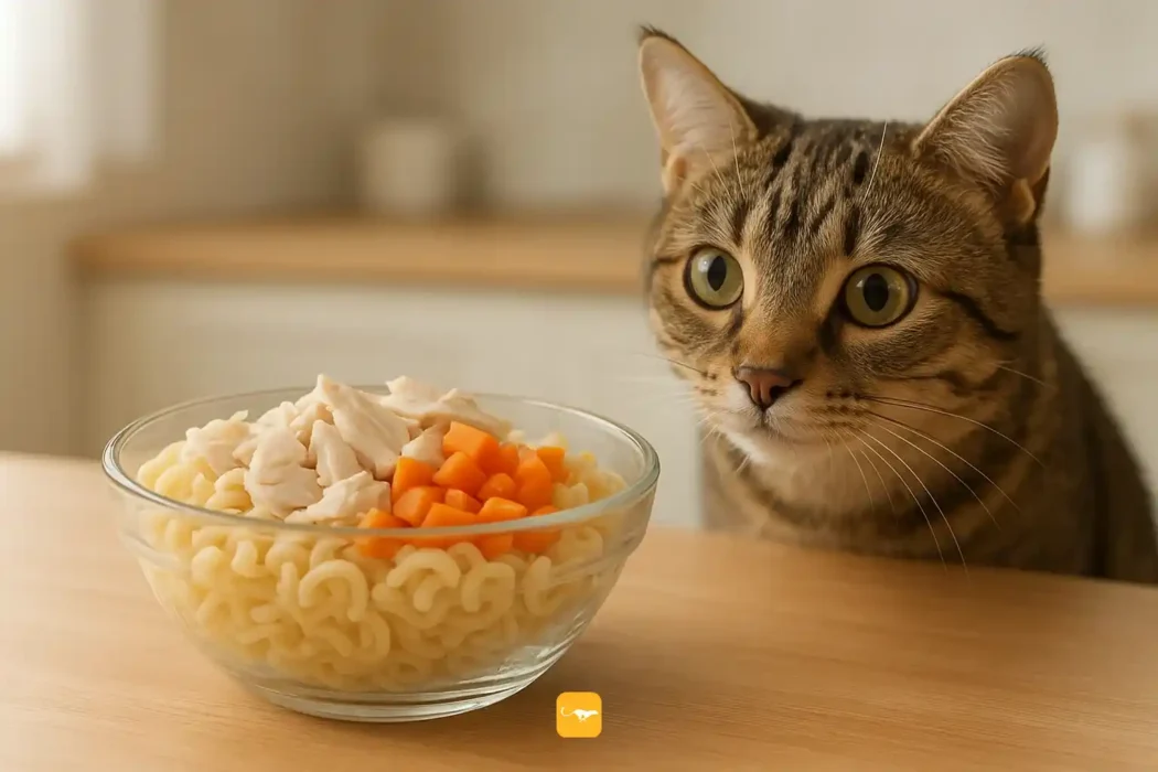 طرز تهیه غذا گربه با ماکارونی