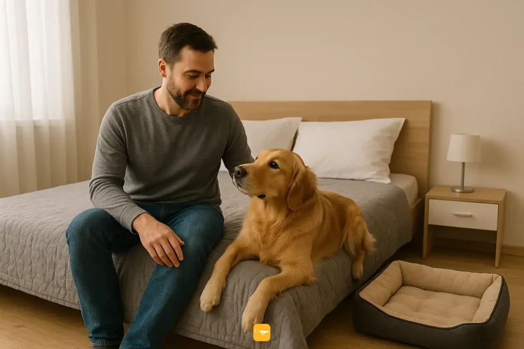 علت خوابیدن سگ زیر پای صاحبش