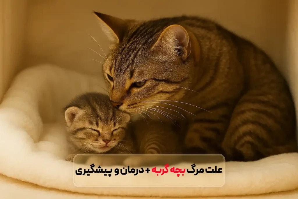 علت مرگ بچه گربه