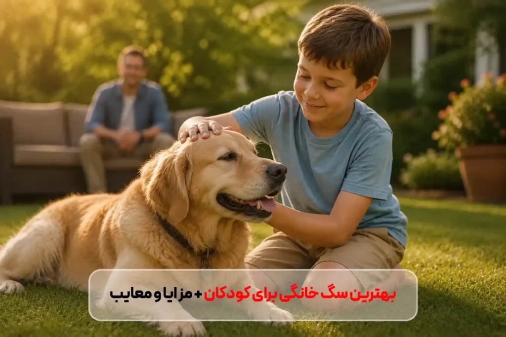 بهترین سگ خانگی برای کودکان + مزایا و معایب نگهداری سگ برای بچه ها