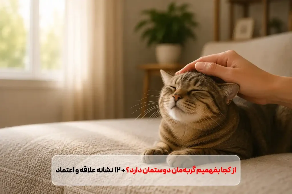 از کجا بفهمیم گربه دوستمان دارد