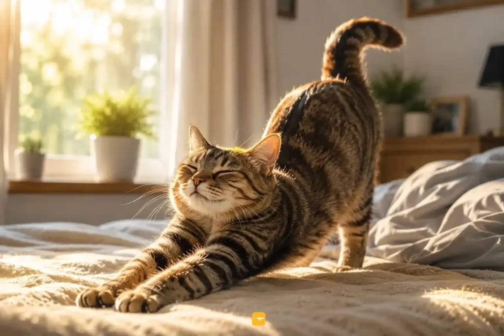 زیاد خوابیدن گربه به علت بی حالی